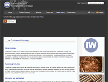 Tablet Screenshot of espanol.iwgcontinentalcordage.com